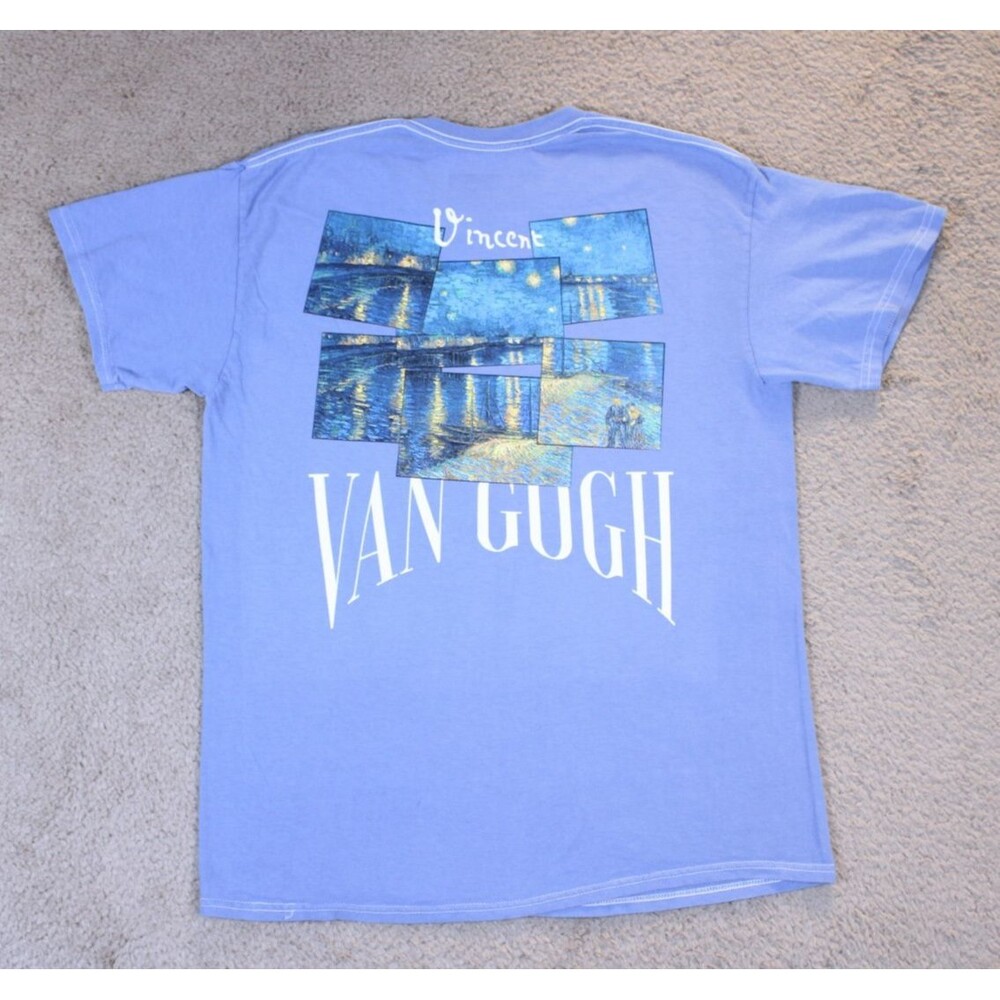 Vincent Van Gogh Starry Night Over The Rhone Art  T-Shirt (Sm) - NEW w/out Tags!